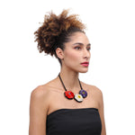 Load image into Gallery viewer, Three Bead Garland Necklace by PRUE