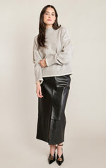 Load image into Gallery viewer, Light Grey Melange Sweater