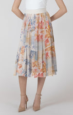 Load image into Gallery viewer, Pleated Print Skirt