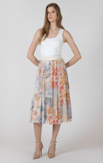 Load image into Gallery viewer, Pleated Print Skirt