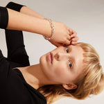 Load image into Gallery viewer, Pace Recycled Silver Chunky Bracelet