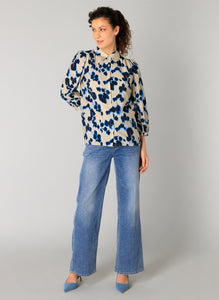 Ragin Print Blouse