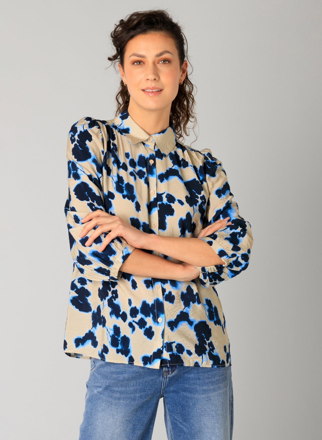 Ragin Print Blouse