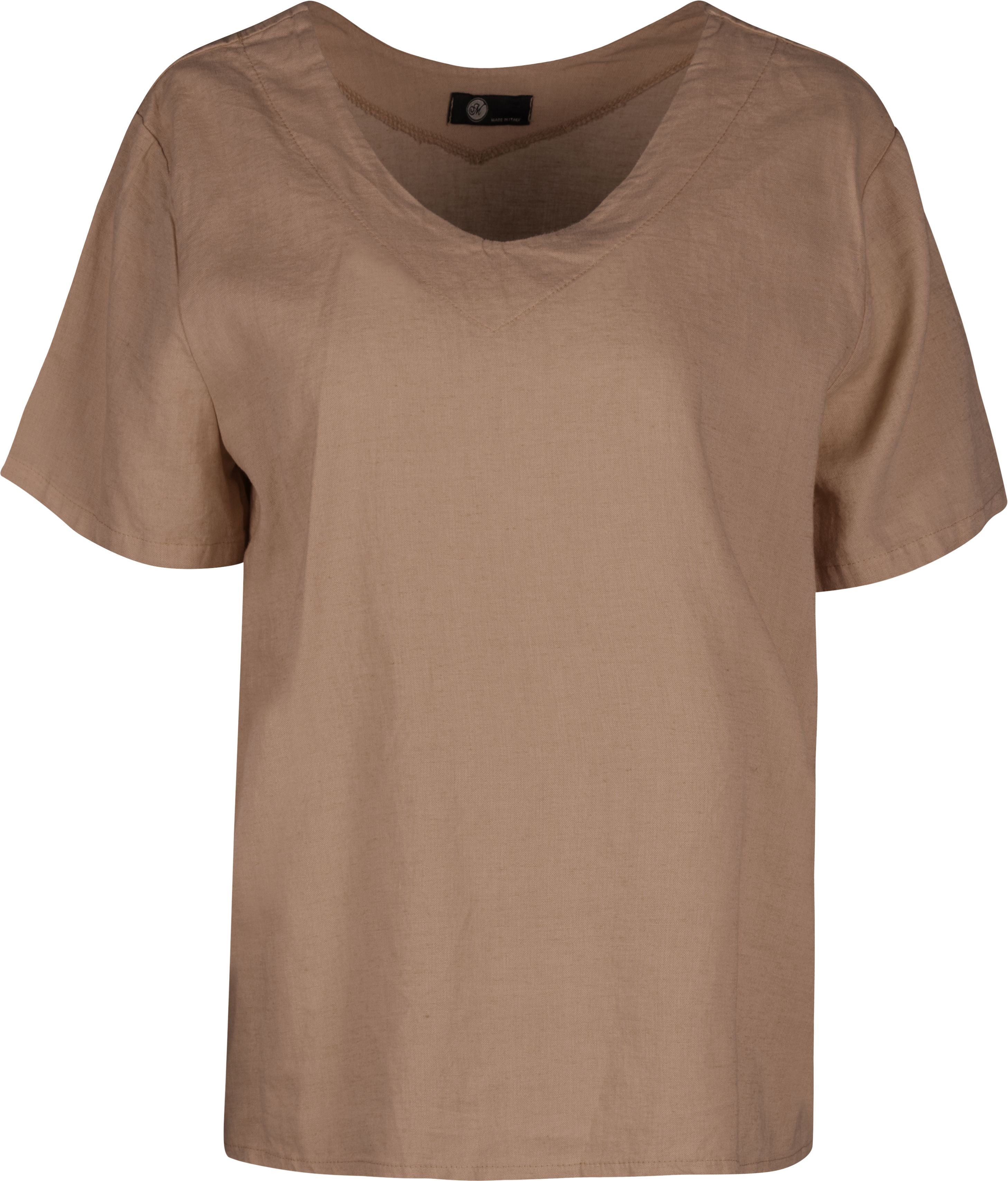 V-Neck Linen Shirt