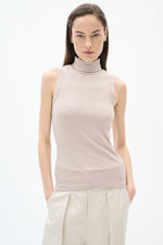 Load image into Gallery viewer, Dagna Sleeveless Turtleneck
