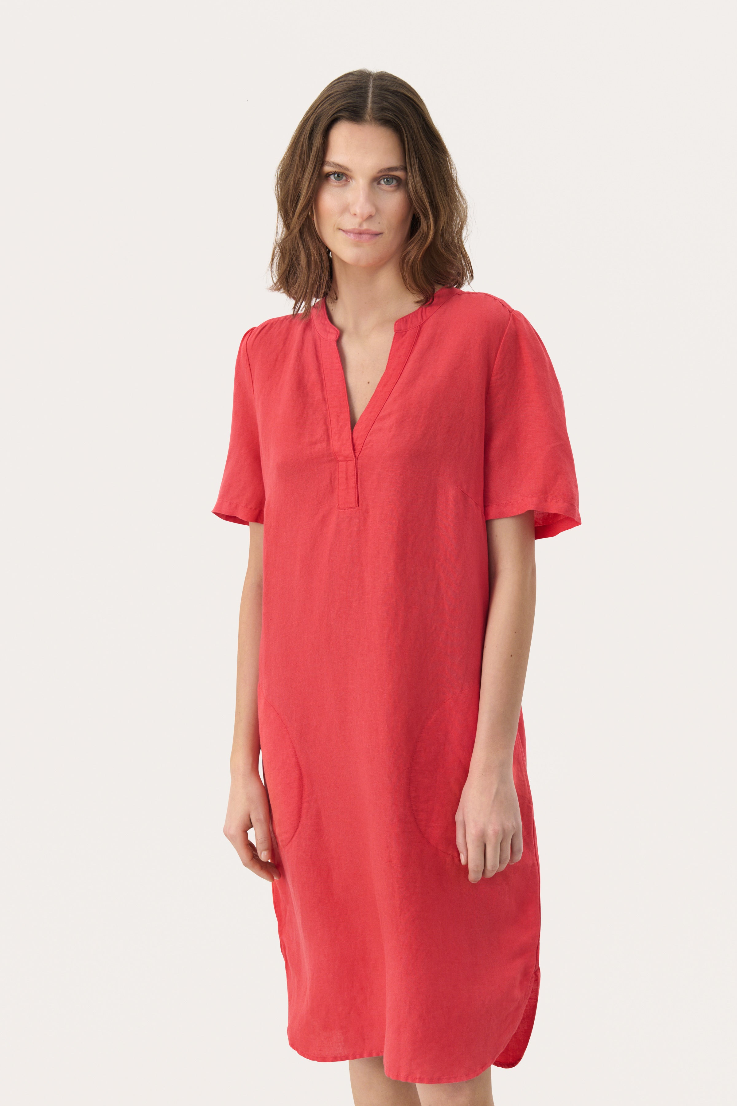 Aminase Linen Dress