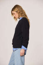 Load image into Gallery viewer, Basic Inverted  Textured Pullover
