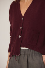Load image into Gallery viewer, Oversized V-Neck Cardigan
