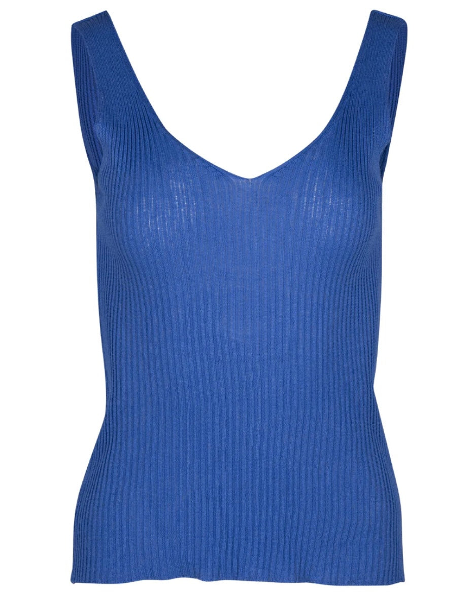 V-Neck Ribbed Tank