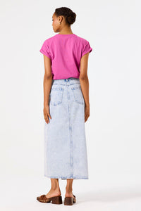 Long Denim Skirt