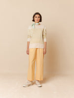 Load image into Gallery viewer, Boatneck Striped Sweater
