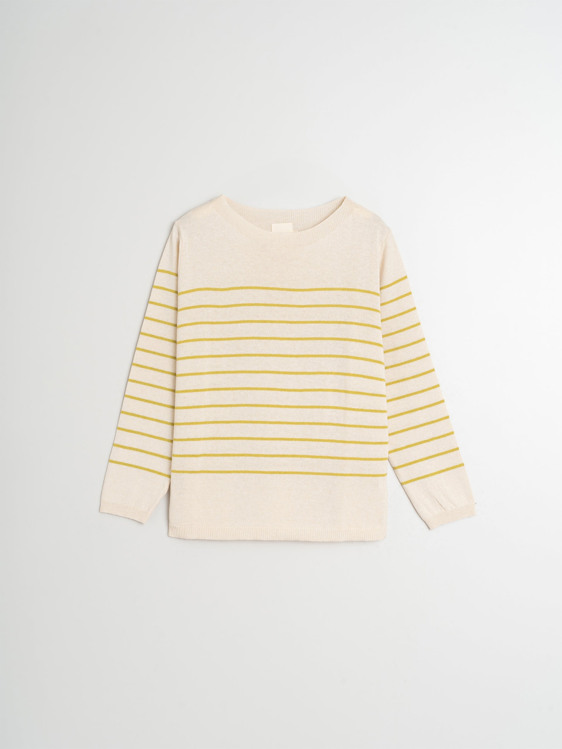 Boatneck Striped Sweater