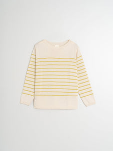 Boatneck Striped Sweater