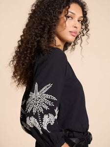 Millie Mixed Embroidered Top