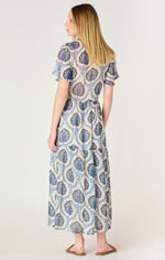 Load image into Gallery viewer, Blue Medallion Dress
