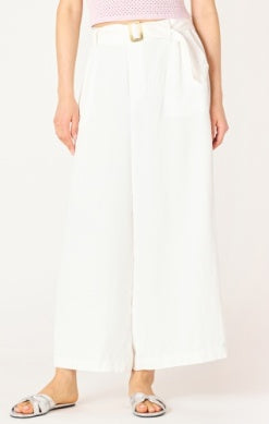 Belted Wide Leg Trouser