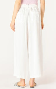 Belted Wide Leg Trouser