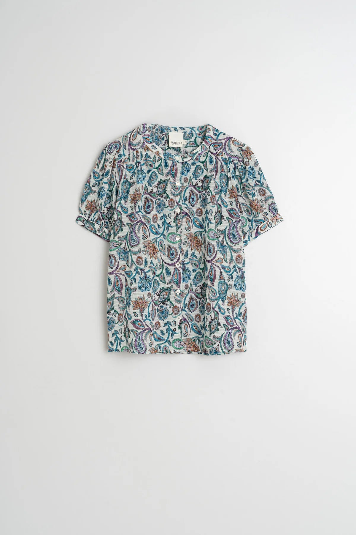 Romantic Paisley Print Shirt