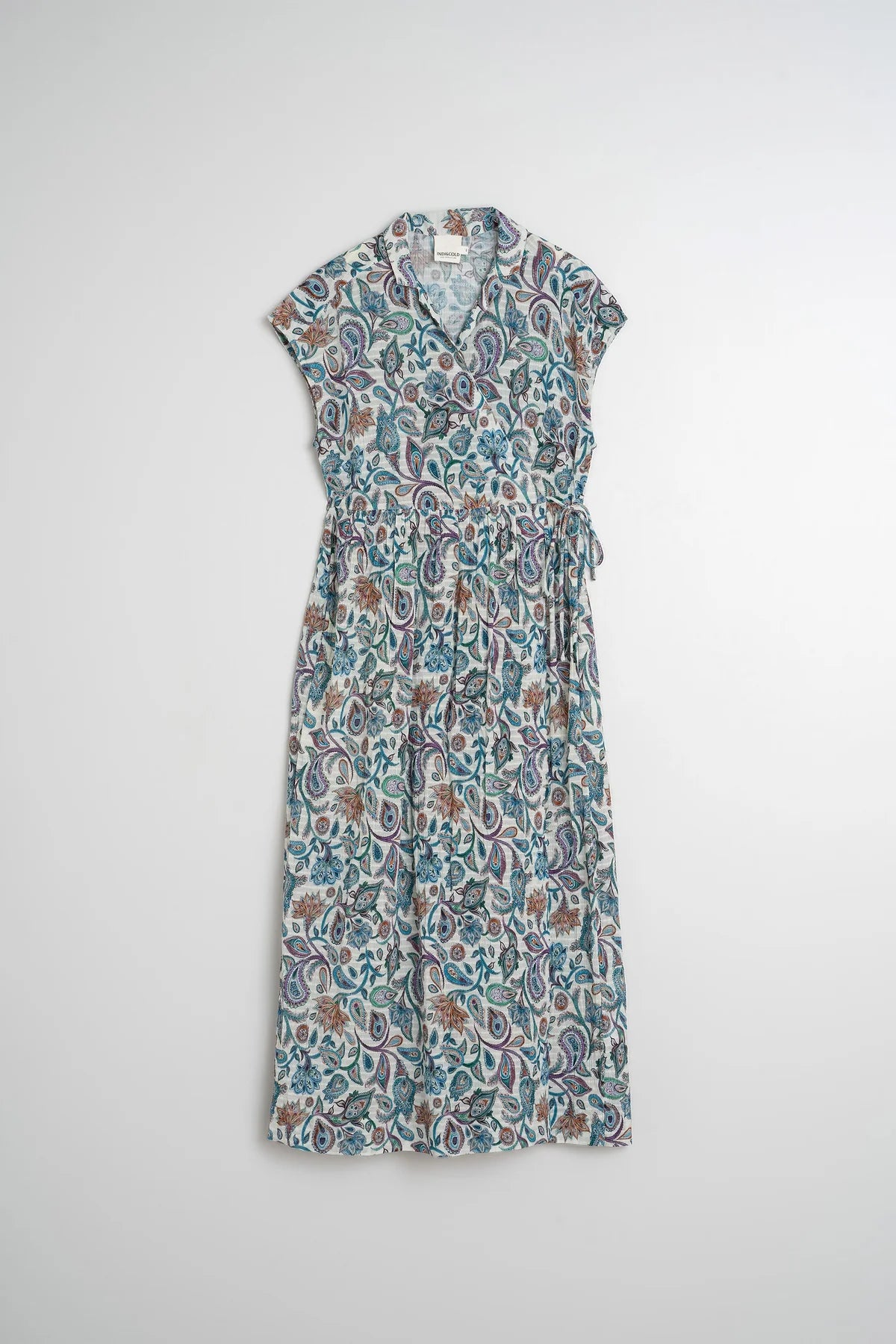 Romantic Paisley Print Wrap Dress