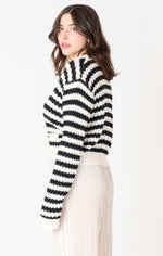 Load image into Gallery viewer, Textured Stripe Cardigan
