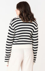 Load image into Gallery viewer, Textured Stripe Cardigan
