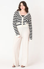 Load image into Gallery viewer, Textured Stripe Cardigan
