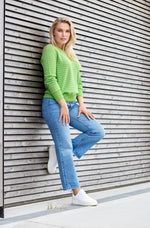 Load image into Gallery viewer, Green Pin Stripe Pullover
