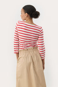 Rib Stripe Pullover