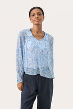 Load image into Gallery viewer, Nicholina Paisley Blouse
