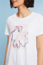 Load image into Gallery viewer, Sketch Print Cotton T-Shirt
