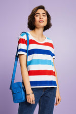 Load image into Gallery viewer, Striped Jersey T-Shirt
