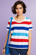 Load image into Gallery viewer, Striped Jersey T-Shirt
