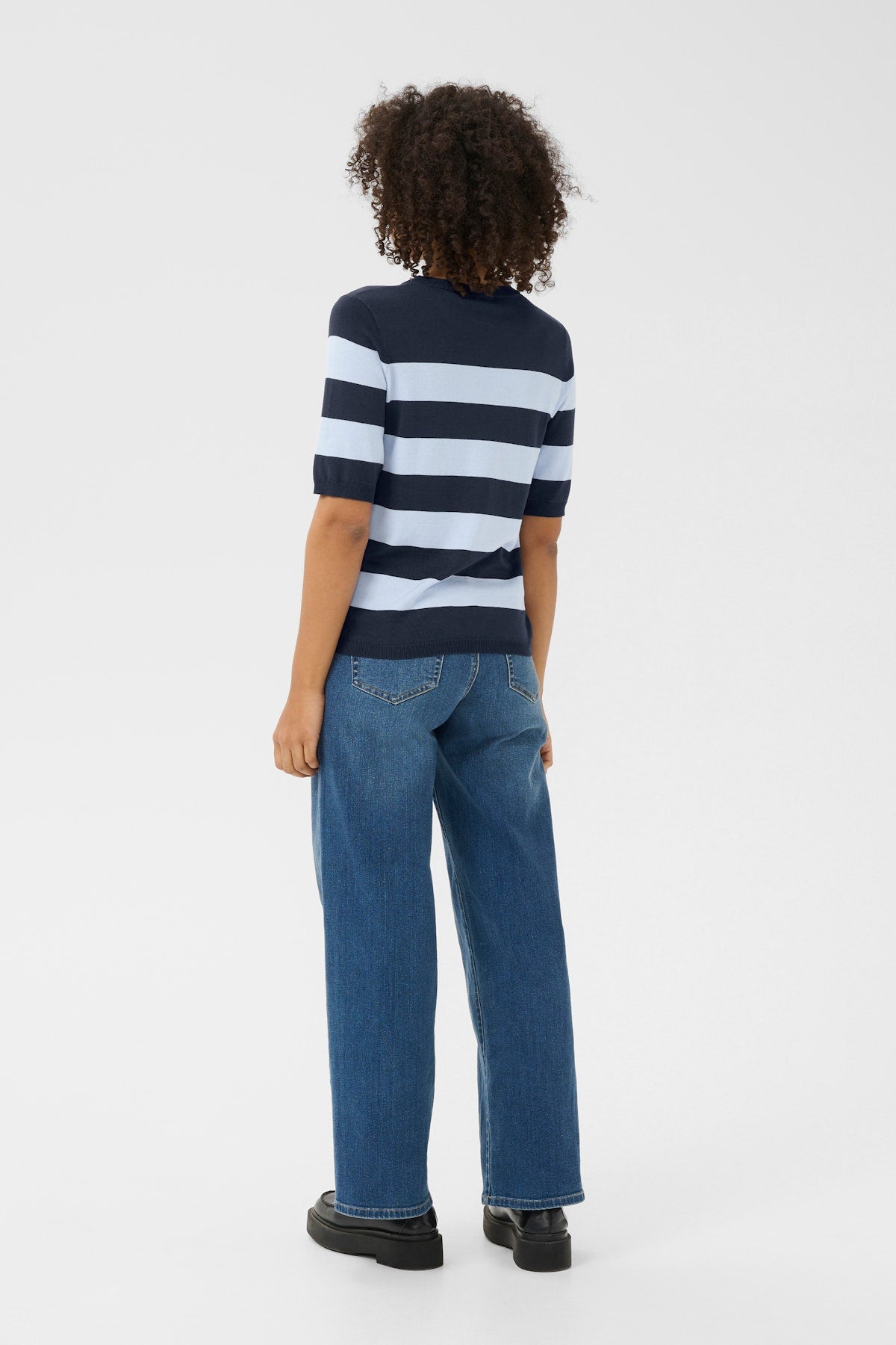 Lizza Striped Pullover