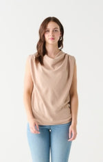 Load image into Gallery viewer, Cowl Neck Crepe Top
