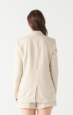 Double Breasted Linen Blazer