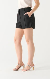 High Waisted Structured Trouser Short