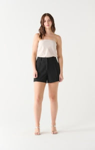 High Waisted Structured Trouser Short