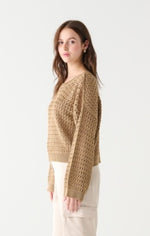 Load image into Gallery viewer, Crocheted Knit Sweater
