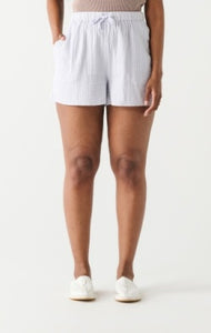 High Waisted Textured Shorts