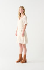 Load image into Gallery viewer, Pointelle Knit Mini Dress
