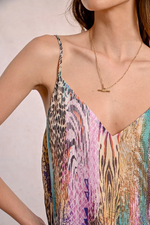 Load image into Gallery viewer, Abstract  Animal Print Cami
