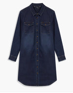 Load image into Gallery viewer, Gianna Denim Shirt Dress
