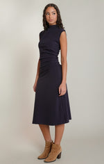 Load image into Gallery viewer, Mock Neck Midi Dress
