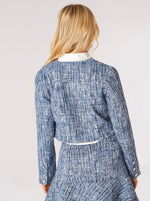 Load image into Gallery viewer, Textured Tweed Blazer
