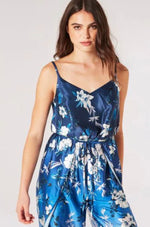 Load image into Gallery viewer, Ombre Floral Jumpsuit
