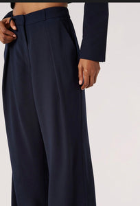 Pleat Detail Tailored Trousers