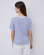 Load image into Gallery viewer, V-Neck Striped T-Shirt
