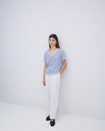 Load image into Gallery viewer, V-Neck Striped T-Shirt
