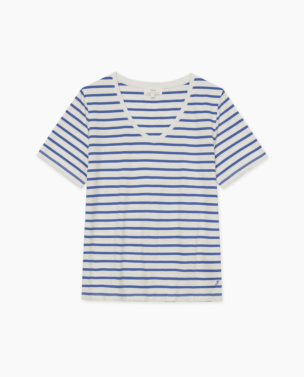 V-Neck Striped T-Shirt