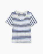 Load image into Gallery viewer, V-Neck Striped T-Shirt
